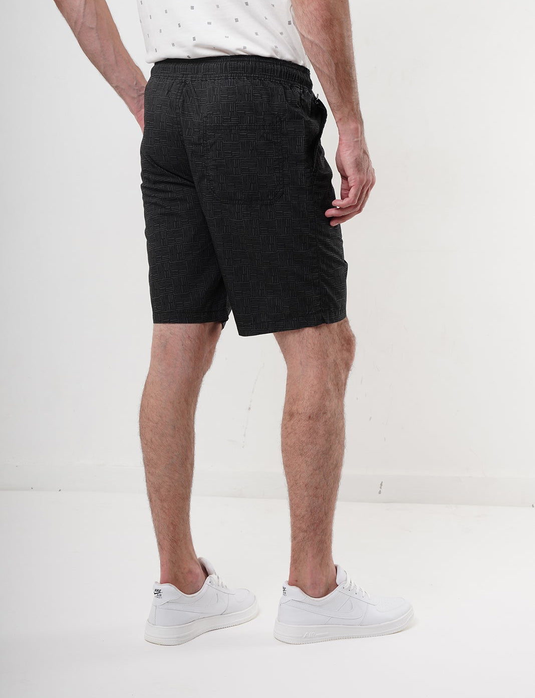 Grey Printed Shorts