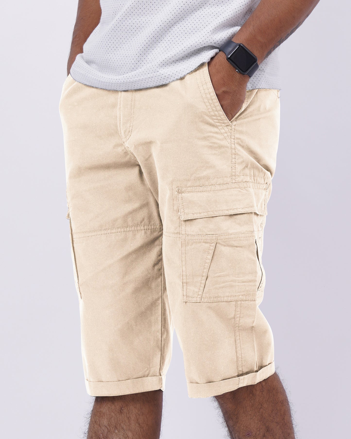 Premium Three-fourth with Zipped Cargo Pocket