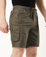 Basic 100% Cotton Cargo Shorts