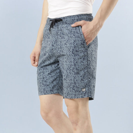 Printed Blue Comfort Shorts