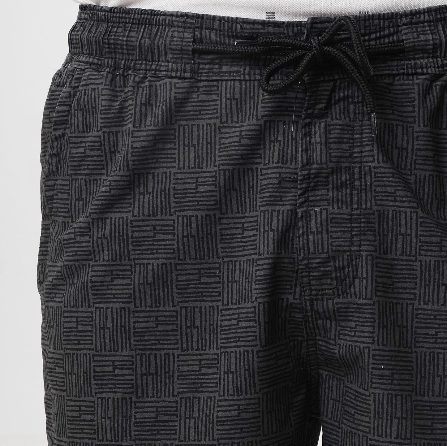 Grey Printed Shorts