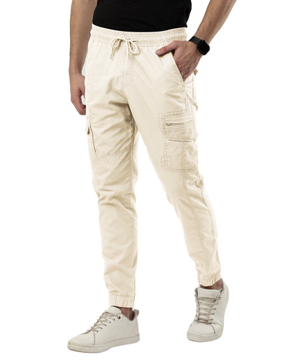 Bornfree Men's Comfort Fit Cargo Joggers