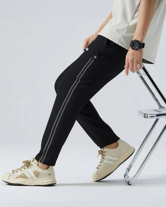 Light Winter  Black Trackpant