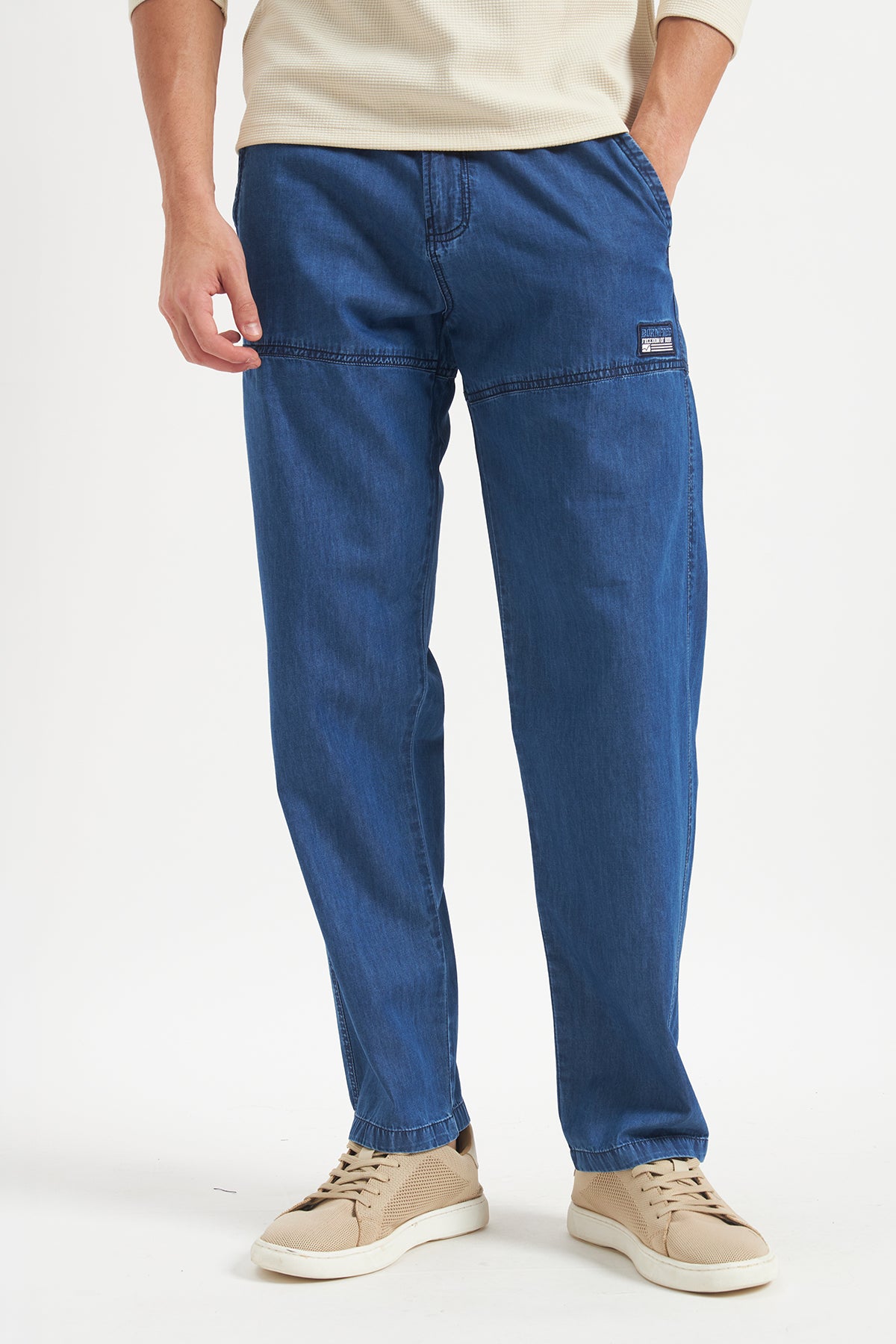 Regular Fit Lightweight Denim Pants