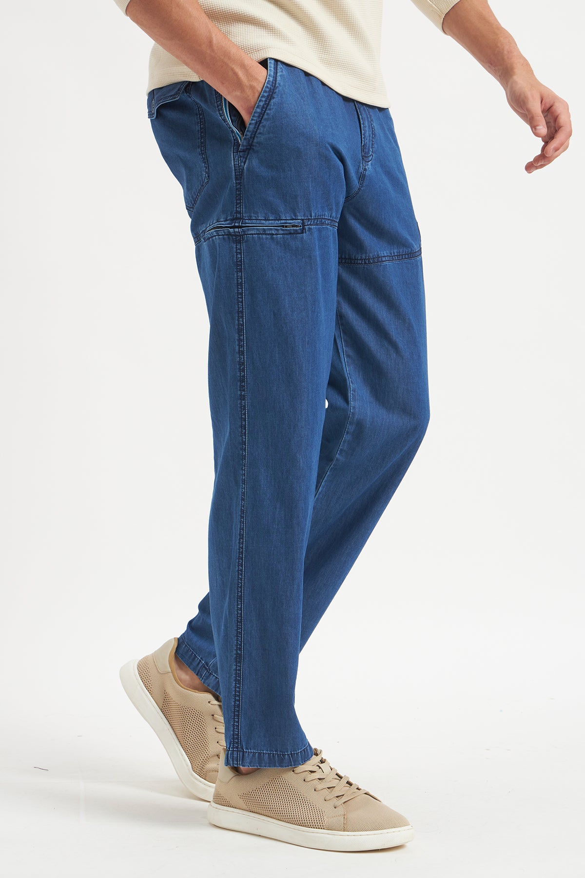 Regular Fit Lightweight Denim Pants
