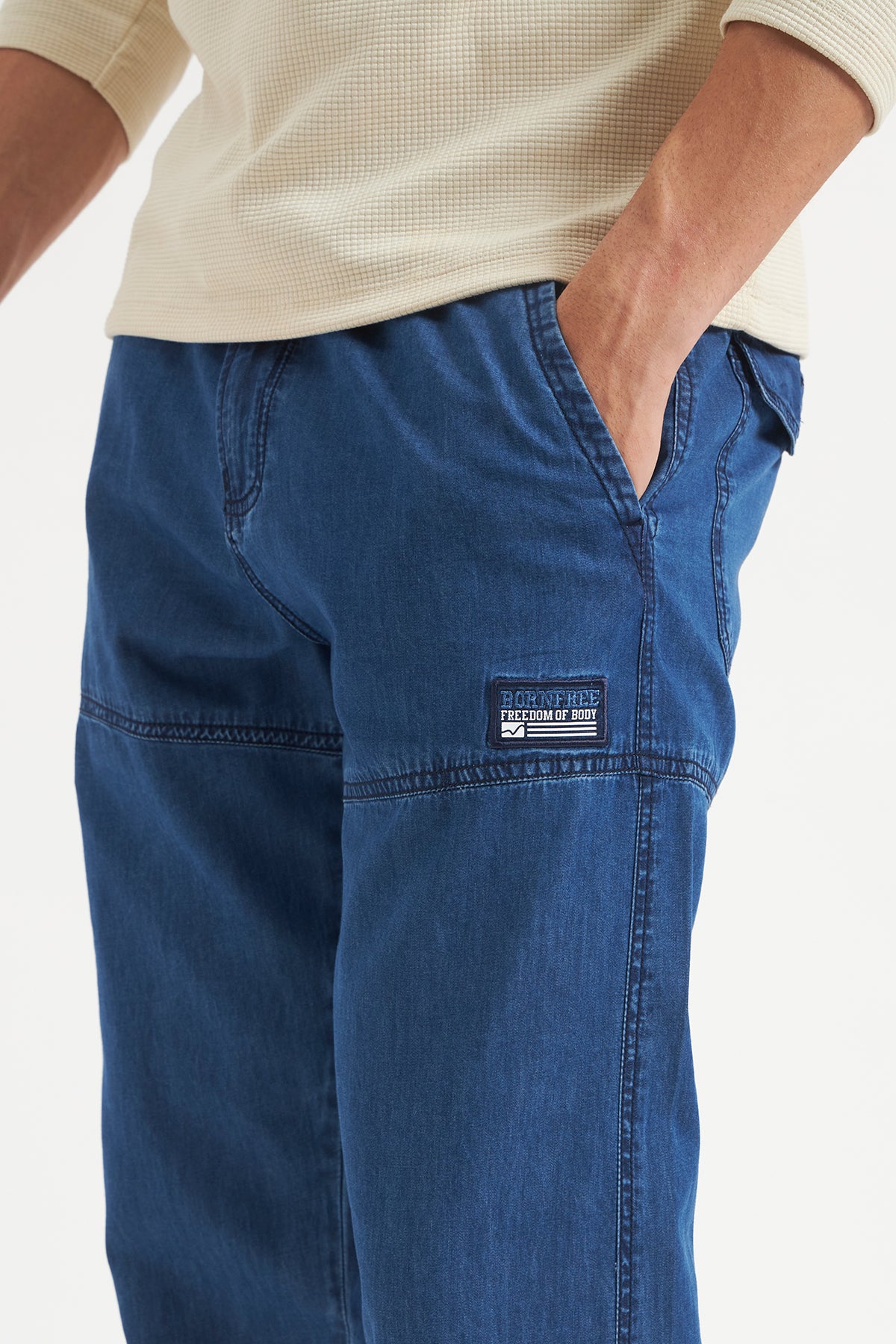 Regular Fit Lightweight Denim Pants
