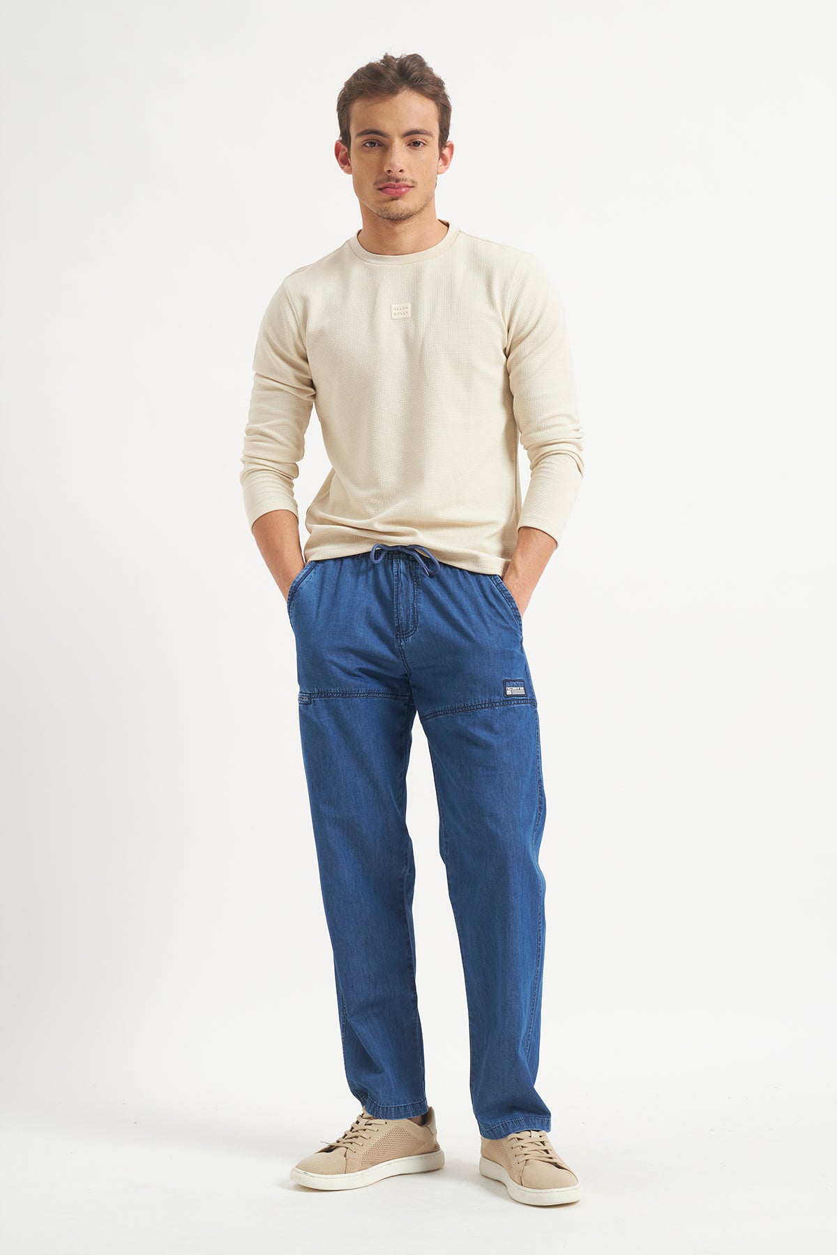 Regular Fit Lightweight Denim Pants