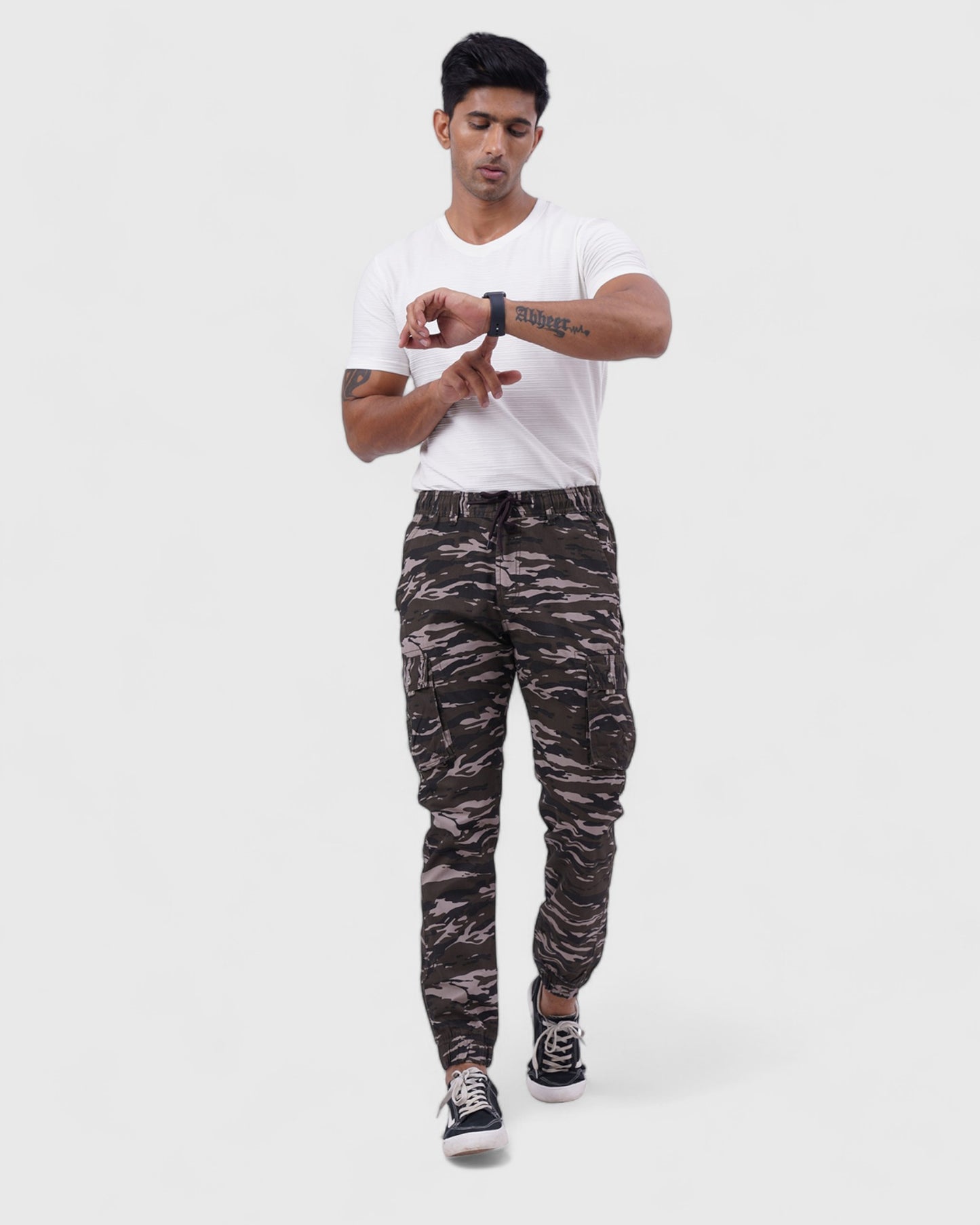 Camou Print Joggers