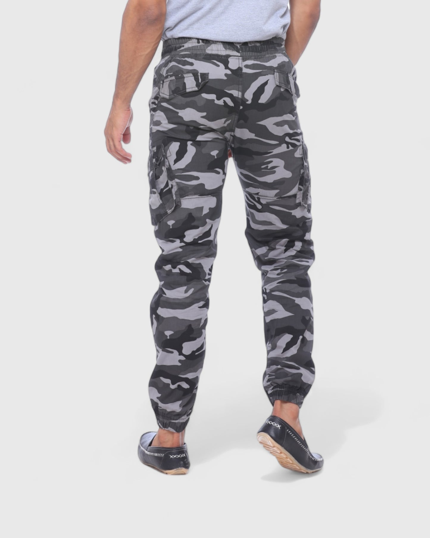 Grey Camou Printed Joggers