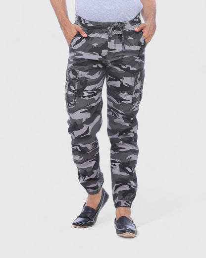 Grey Camou Printed Joggers