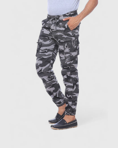 Grey Camou Printed Joggers