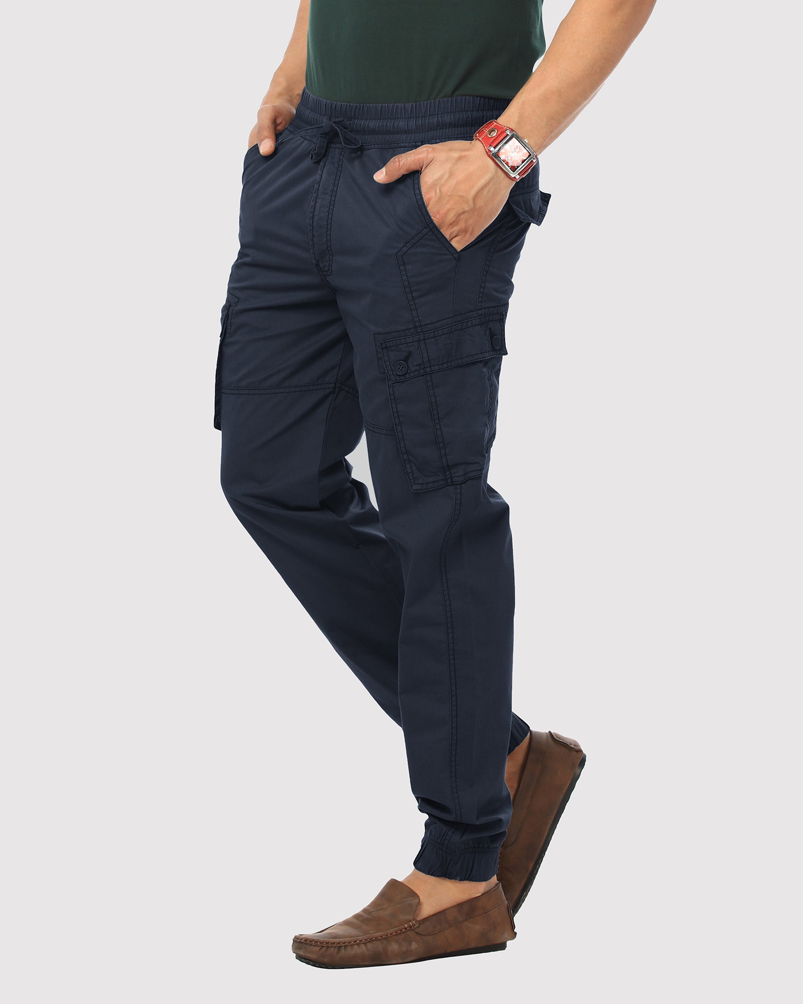 100% Cotton Cargo Joggers