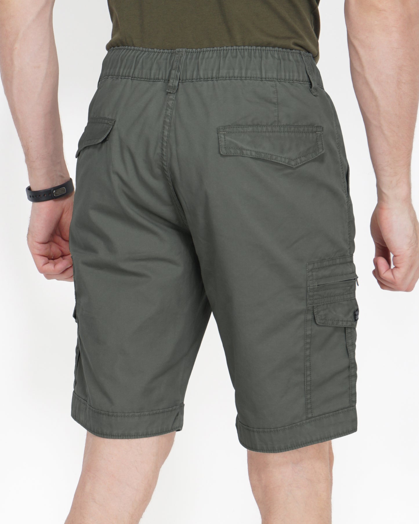 Zipped Cargo Pocket Shorts