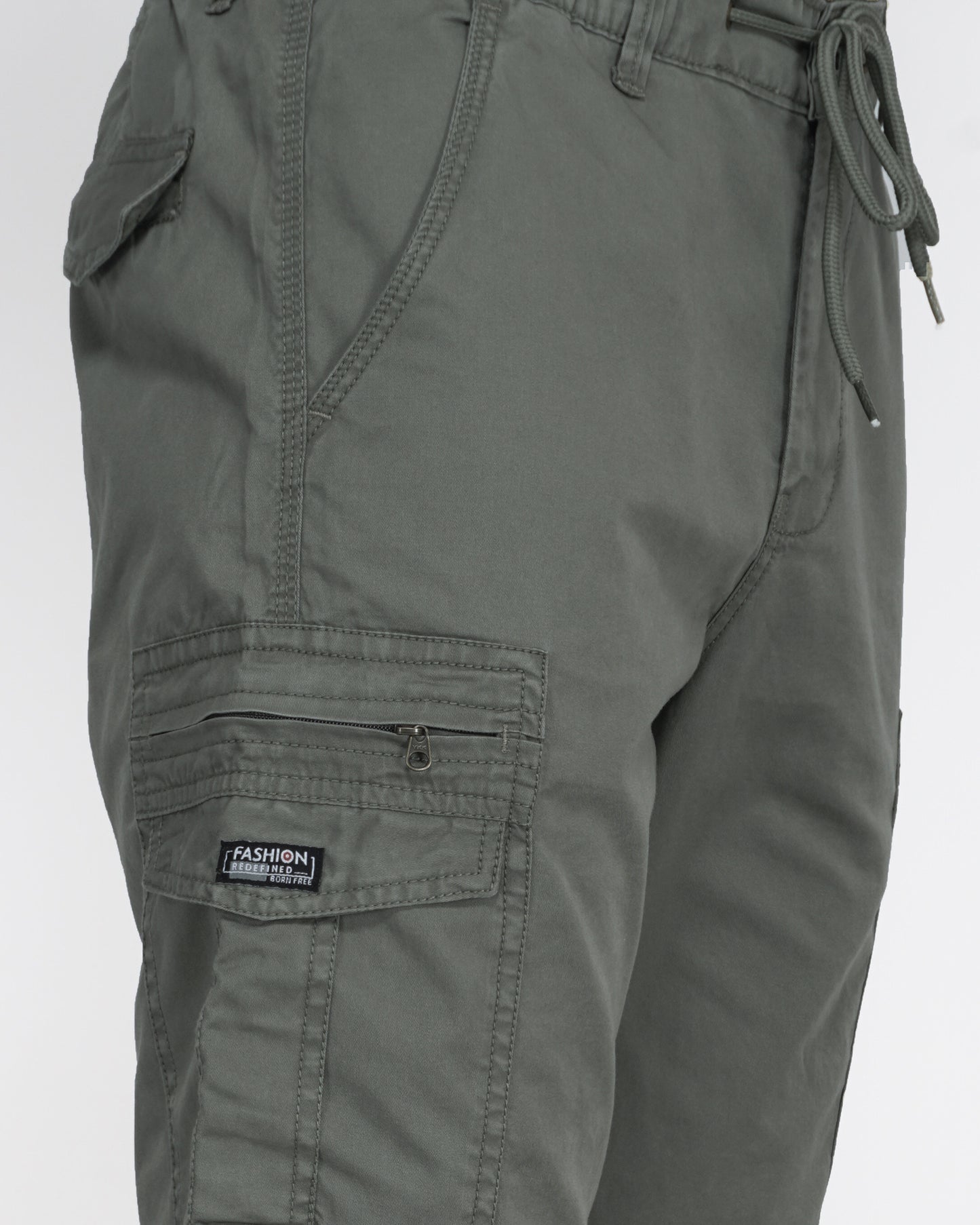 Zipped Cargo Pocket Shorts