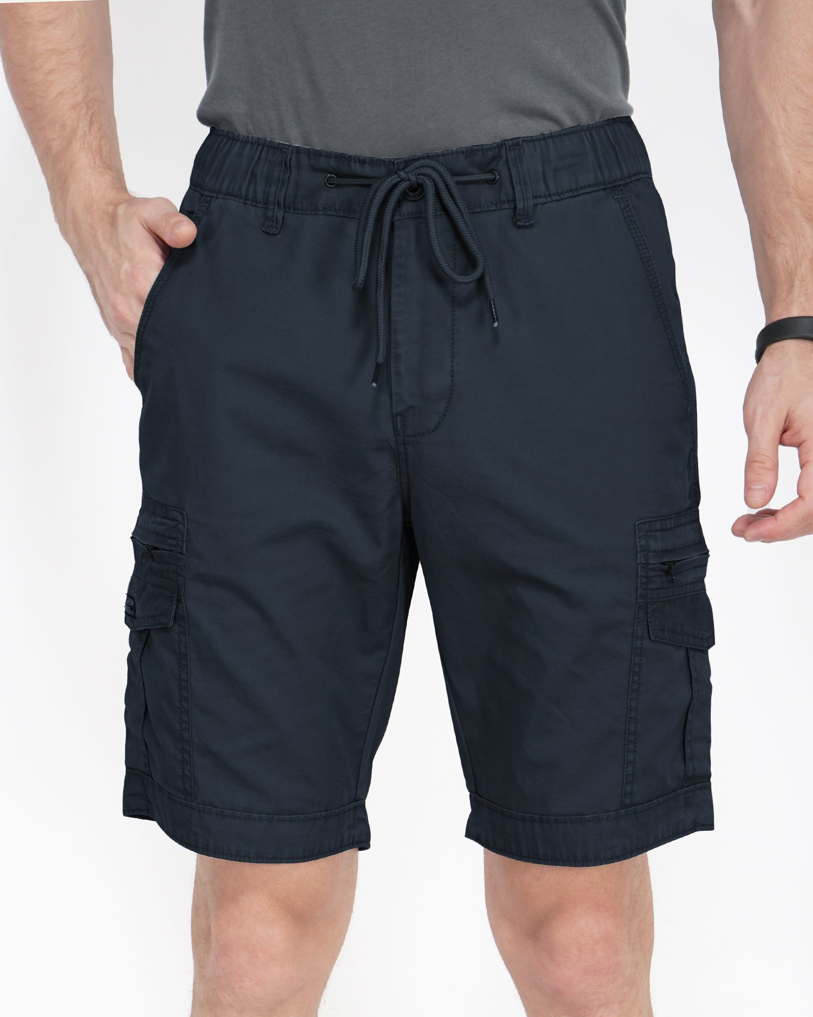 パンツ FUNCTIONAL CARGO POCKET SHORTS BLACK Techwear Multi-Pocket Cargo Shorts – Techwear Official
