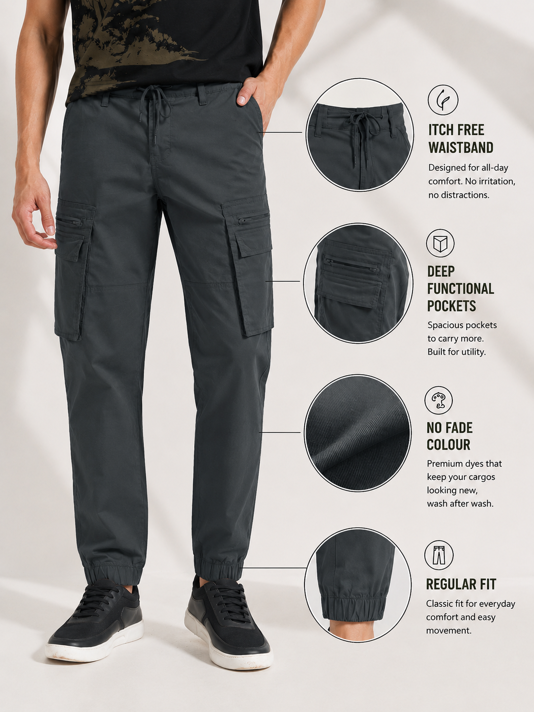 Men's Utility Cargo Joggers