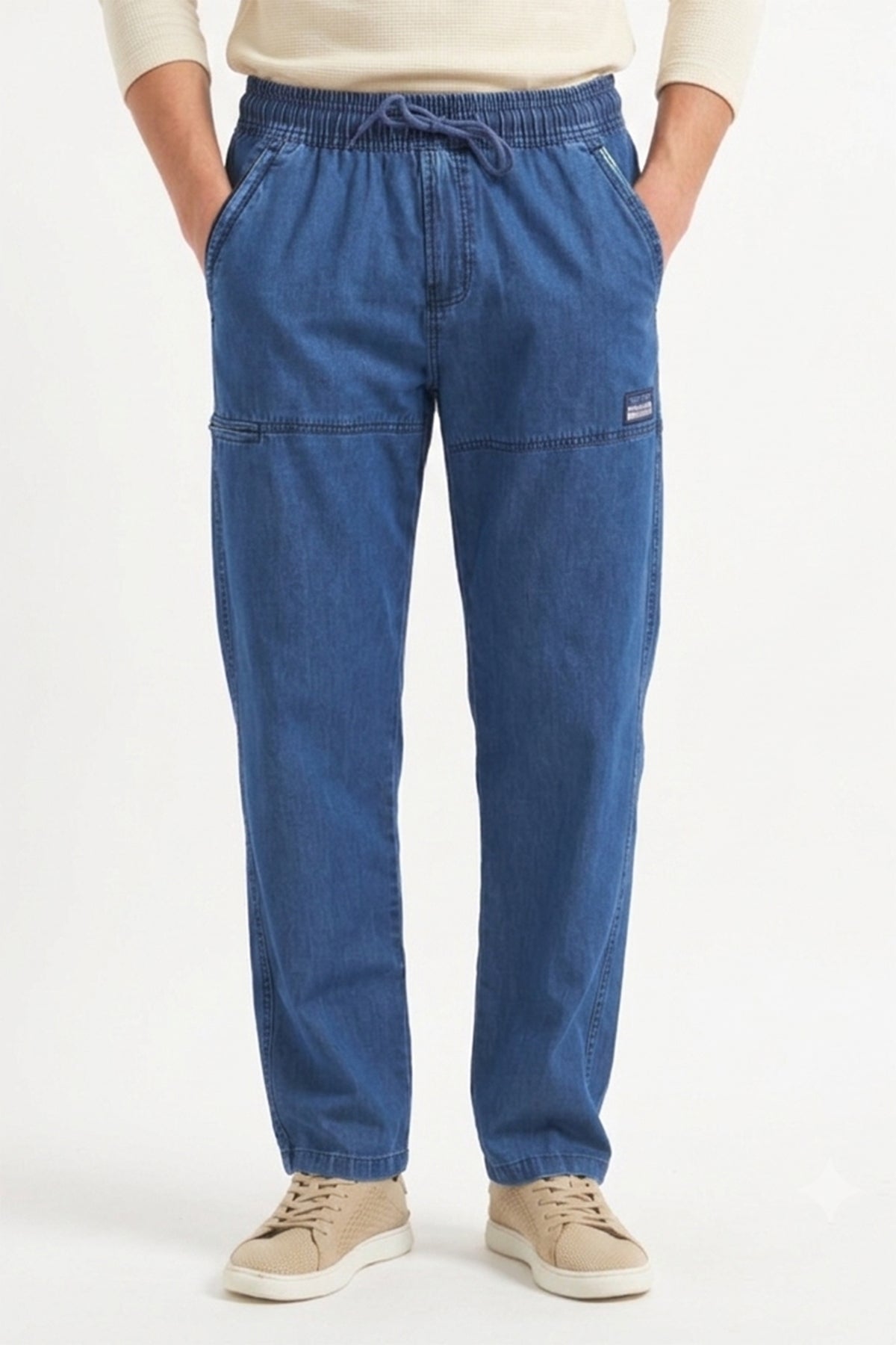 Regular Fit Lightweight Denim Pants