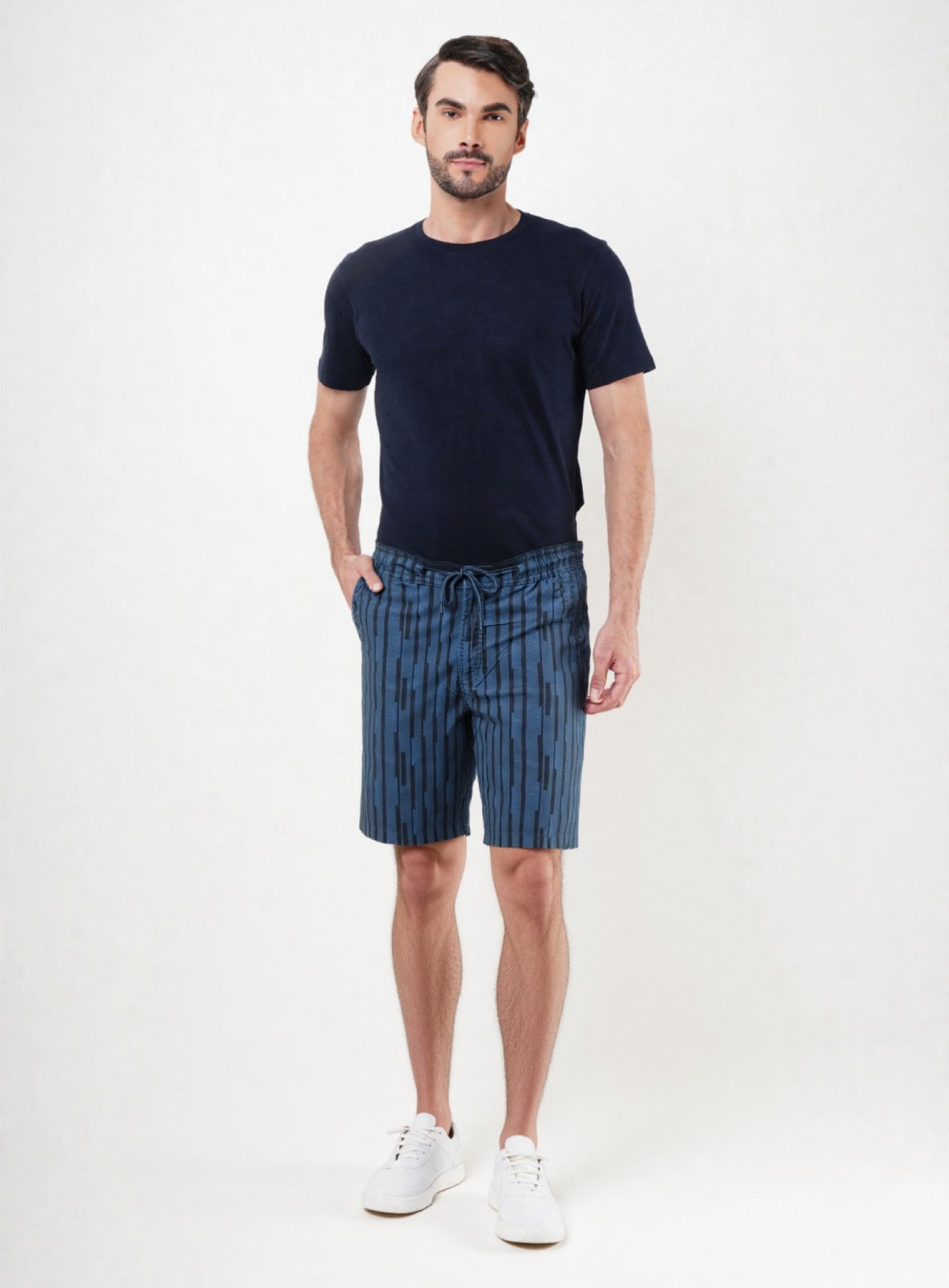 Navy printed  Shorts