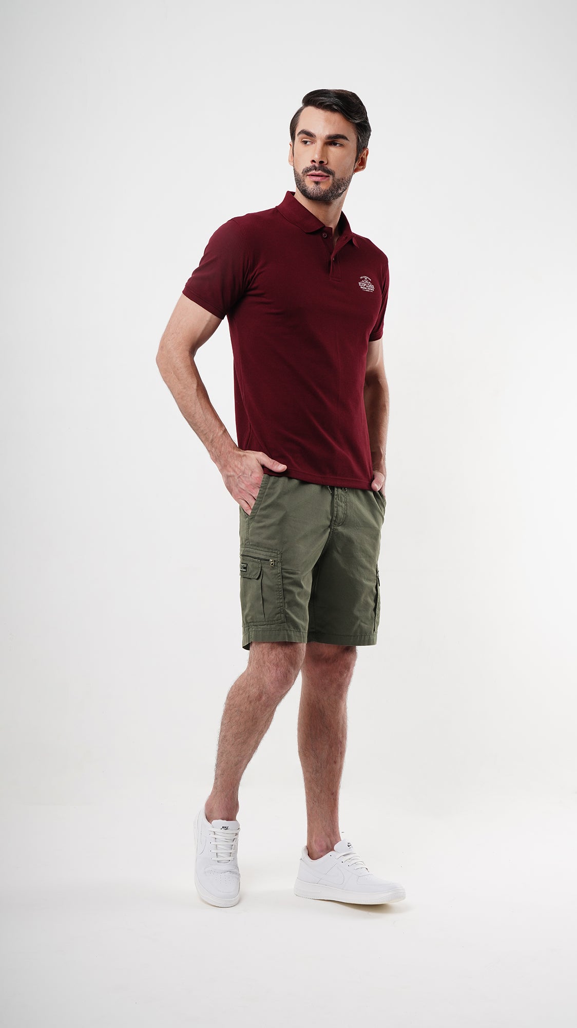 Cotton Cargo Pants with Cargo Pockets